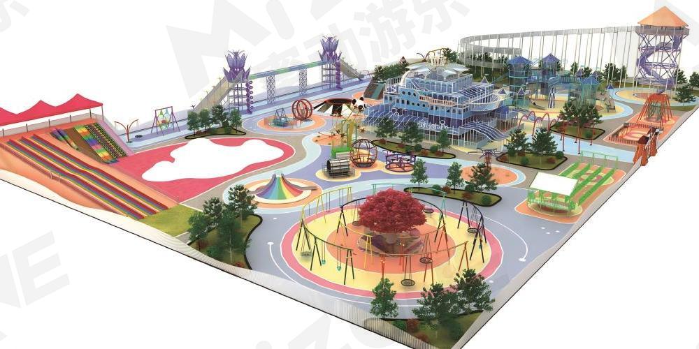 蜜動(dòng)游樂(lè)案例 | 戶外無(wú)動(dòng)力系列：無(wú)動(dòng)力樂(lè)園