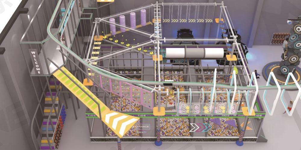 蜜動(dòng)游樂案例 | 運(yùn)動(dòng)館系列：極限炫彩運(yùn)動(dòng)樂園