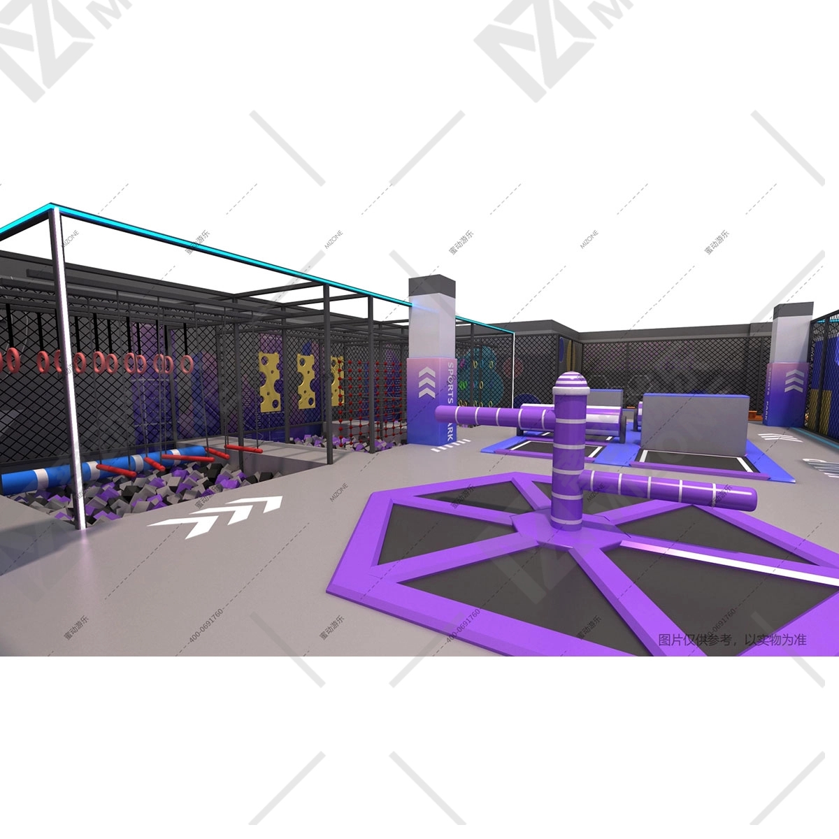 臨沂開蹦床公園找哪家？源頭廠家蜜動游樂，設(shè)備質(zhì)量好還省心