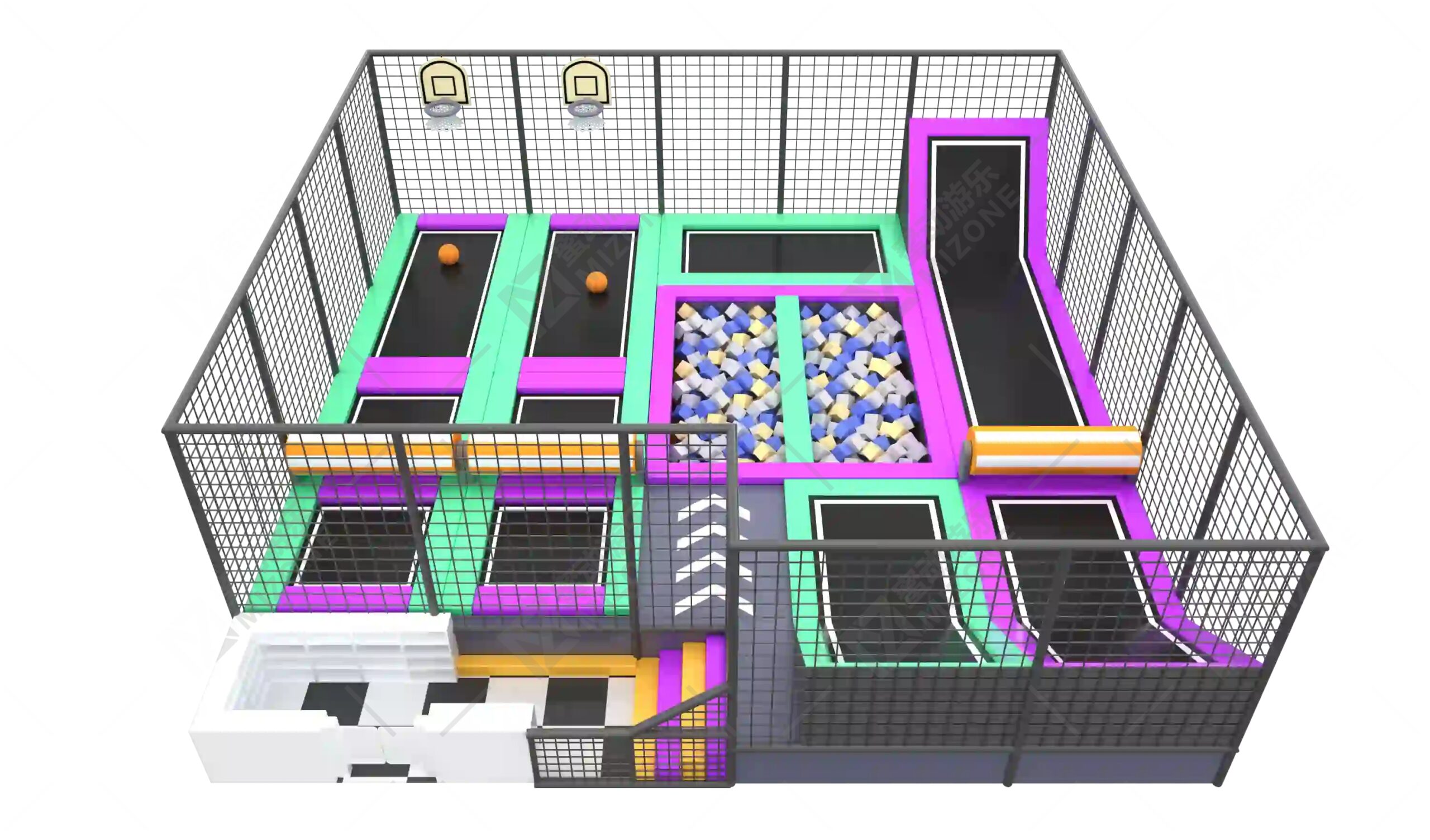 合肥開蹦床公園找源頭廠家？蜜動游樂15年經(jīng)驗，設備安全又賺錢